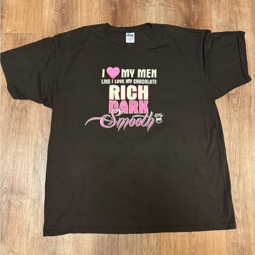 Vintage I Like My Men Like My Chocolate Shirt
